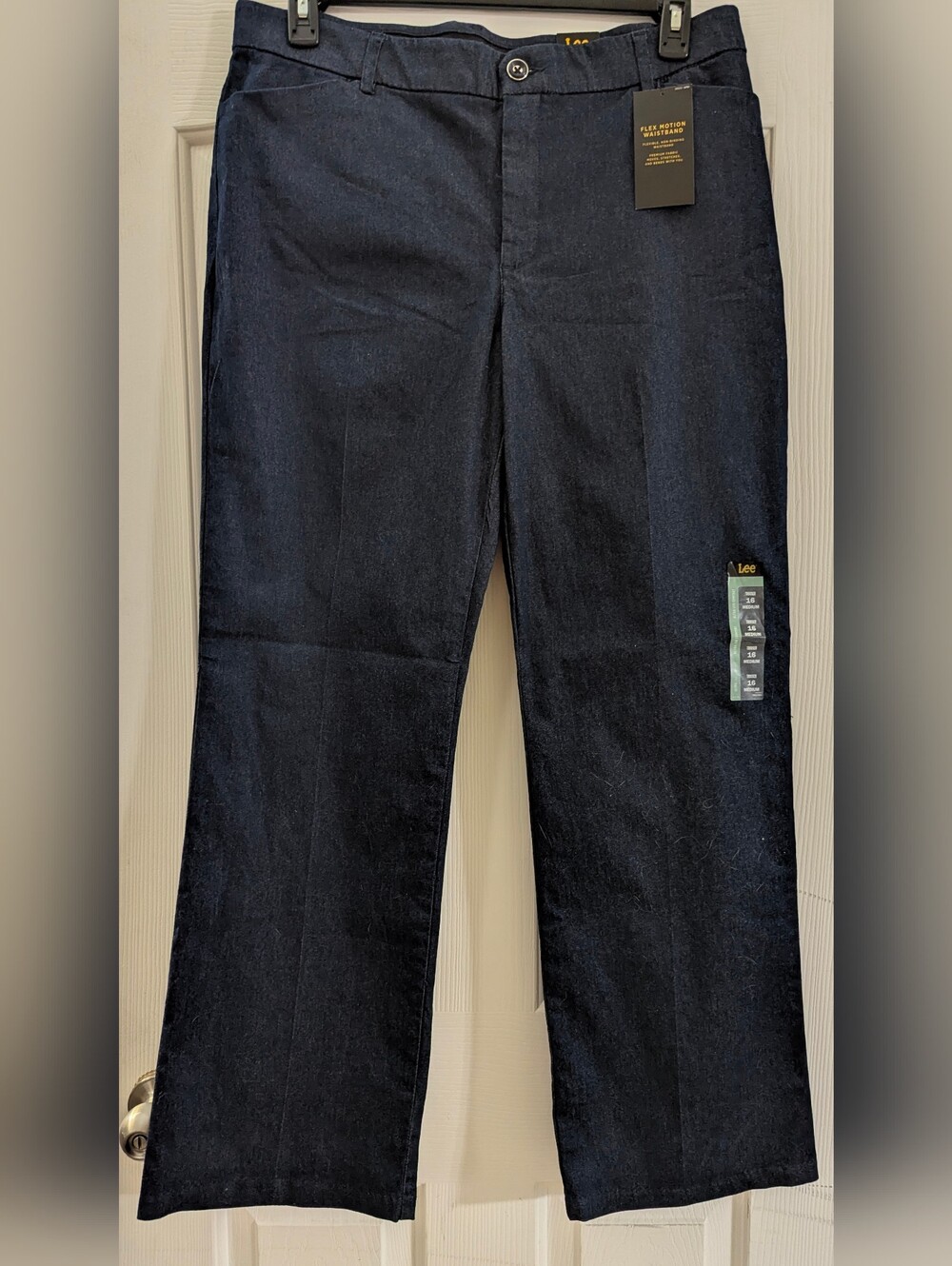 Lee Dark Blue Straight-Leg Trousers